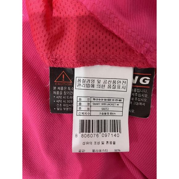 Salomon Women's Zip Hoodie Sweater Top Pink Nylon with Elastane Size S A003298 - Picture 2 of 6